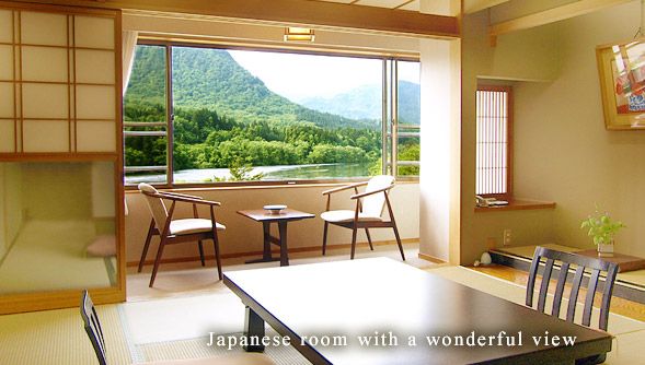 Japanese room with a wonderful view